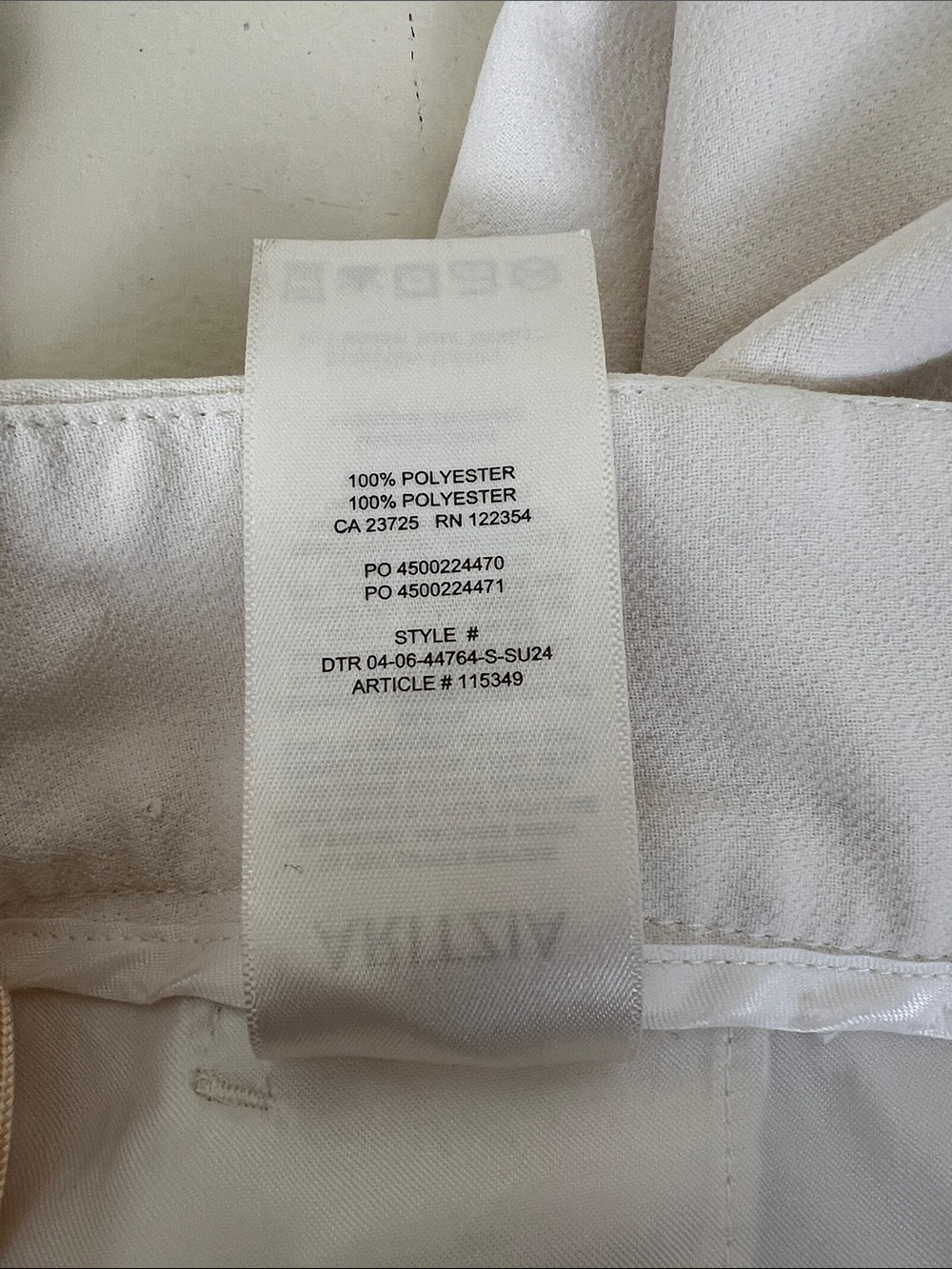 Aritzia Wilfred The Limitless Pant Crepette Wide Leg in Light Birch Size 2 - Picture 10 of 15
